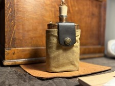 Fiaschetta in rame Filson X Jacob Bromwell *RARA* tessuto di latta pelle fatta a mano