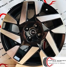 4 CERCHI IN LEGA ORIGINALI RAGGIO 17 OPEL MOKKA NEW NERO LUCIDO DIAMANTATO