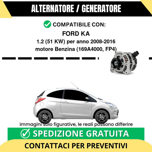 Alternatore ford 51 kw - alternatore, 1.2