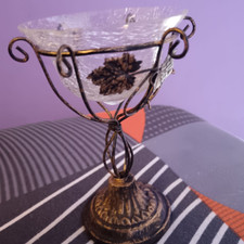 porta fiorio candele vetro e