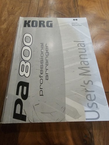Manuali korg pa800 - manuali,