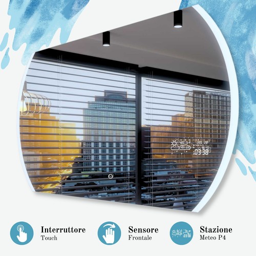 Specchio del bagno led - del,