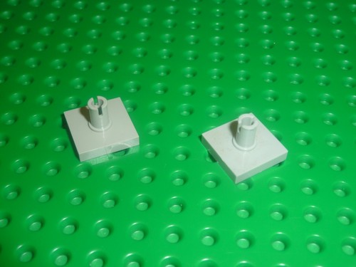 Lego oldgray tile x 2 - x,