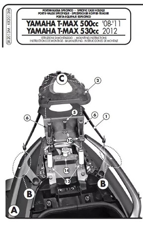 Sr2013 givi attacco bauletto - sr2013,