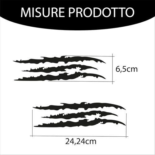 Kit adesivi graffio artigli - 2,