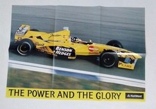 DAMON HILL B/H JORDAN MUGEN HONDA 199 F1 1999 #7 POSTER/PAMPHLET cm 60x42