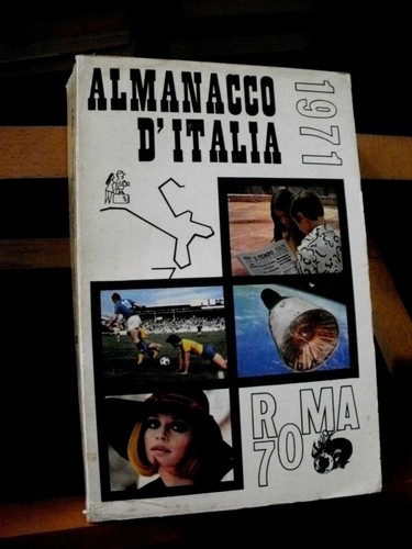 Almanacco italia 1971 - almanacco, d'italia