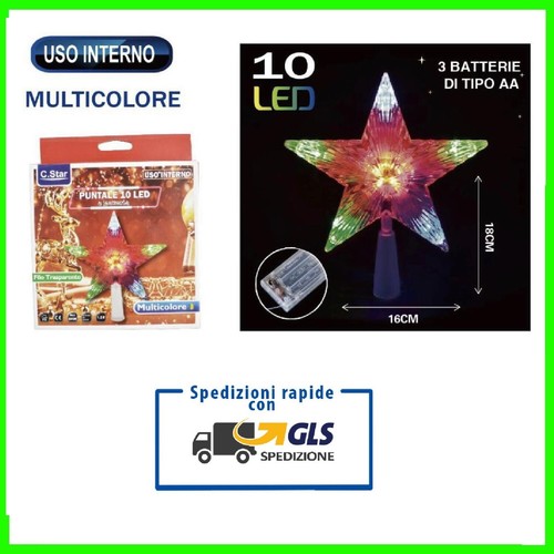 Puntale stella per albero - puntale,