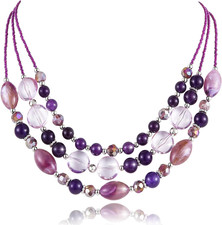 Collana Donna Perline Grosse