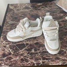 Louis Vuitton White Beige Low