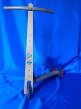 RARO GIOCO GIOCATTOLO ANTICO D'EPOCA VINTAGE MONOPATTINO CARROZZELLA LEGNO  BIMB