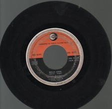 Lucio Battisti disco 45 giri Prigioniero del mondo + Balla Linda 1968