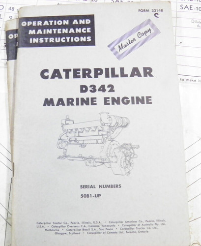 Cat caterpillar d342 motore - cat,