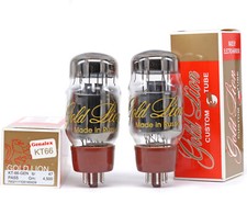 COPPIA VALVOLA TUBO VALVOLA NUOVA KT66 GOLD LION abbinata in fabbrica ৄ泵洀 真空管 电彶管