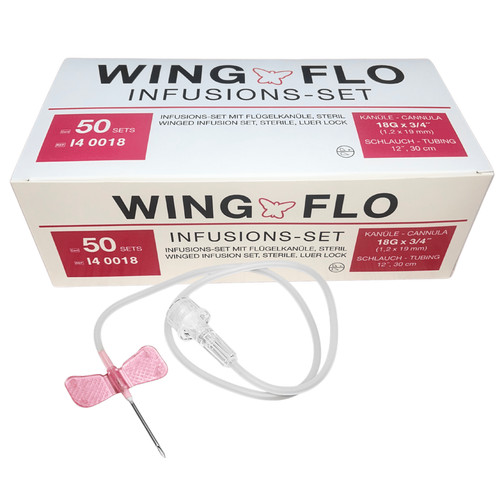 Flügelkanülen wing flo - wing-flo, 18g