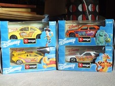 Lot 4 Burago 1/43 Disney