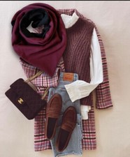 sciarpa clip triangolo double