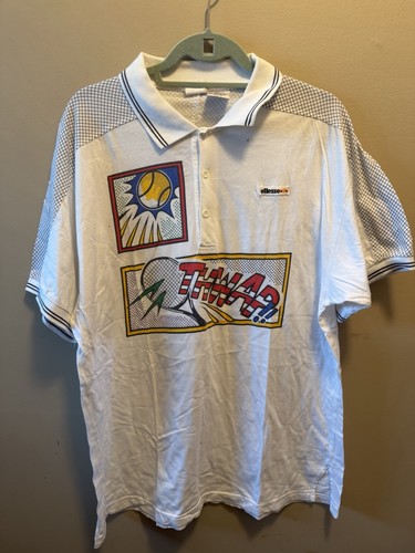 Polo ellesse vintage grafica - ellesse,