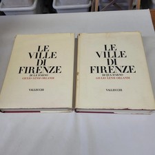 (Lensi Orlandi) Le ville di Firenze di qua e di la d'Arno 1965 Vallecchi 2 vol.