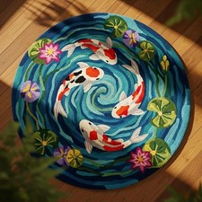 Japanese Carpe Koi Round Soft
