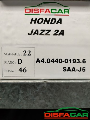 Centralina abs honda jazz - abs,