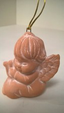 ANGELO ANGIOLETTO IN TERRACOTTA ARTIGIANALE DA APPENDERE 6HX4X2,5P CM