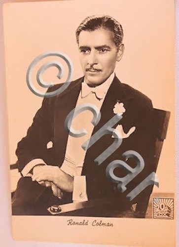 Fotocartolina cinema attore