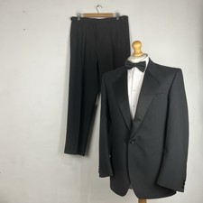 Tuta smoking Marks & Spencer 2 pezzi uomo 40R nero 36W 31L St Micheal
