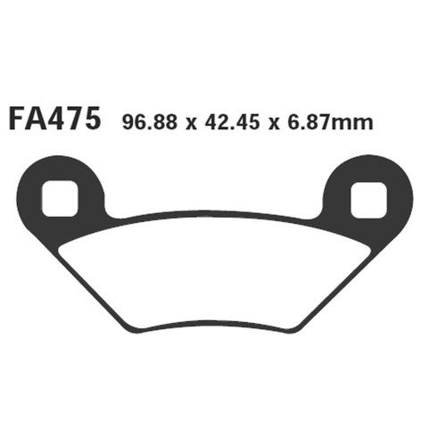 Pastiglie freni per quad - per,