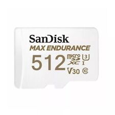 Scheda di memoria micro SD 512GB Sandisk Max Endurance SDXC Classe 10 130 MB/S