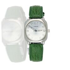 Orologio da donna lorus in acciaio e pelle nuovo con scatola di cortesia