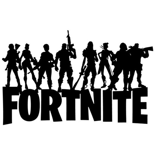 Adesivo murale vinile fortnite - adesivo,