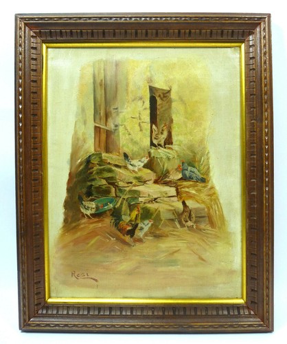 Immagine dipinto circa 1900 - dipinto,