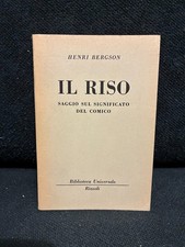 Henri Bergson - IL RISO-saggio