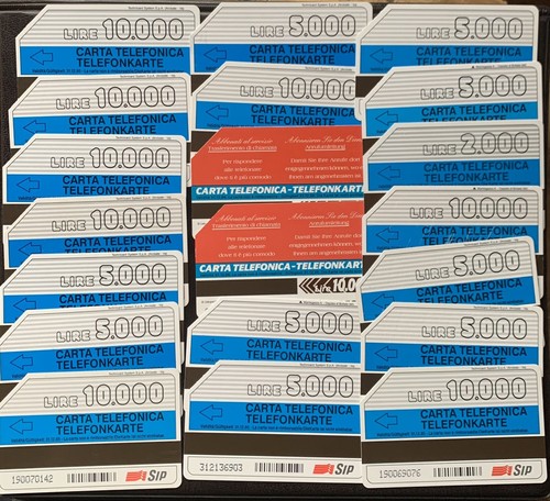 Lotto schede telefoniche - schede,