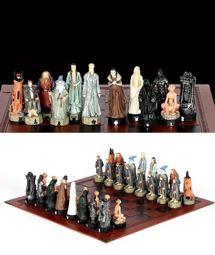 Set scacchi pelle - scacchi,