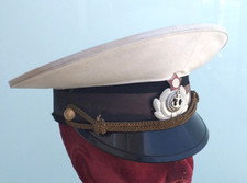 Berretto visiera Ufficiale Marina Sovietica del 1989 originale marcato completo