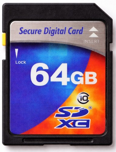 Scheda memoria sdxc 64 - di, da