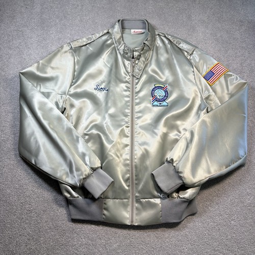 Giacca bomber argento - , raso