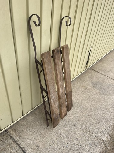Slitta legno vintage slittino