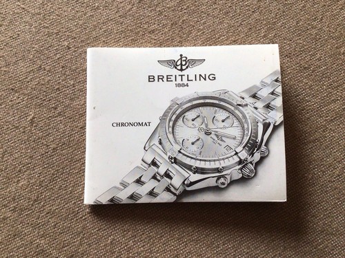 Libretto booklet breitling - libretto,