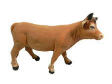 Bue in Piedi in Terracotta per Pastori Alti Cm 9/10 - Animali per Presepe
