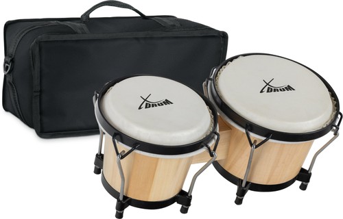 Set bongo legno pelli - set,