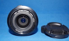 Minolta MD 28 mm f 2.8. tappi