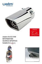 x SCARICO SPORTIVO Ovale