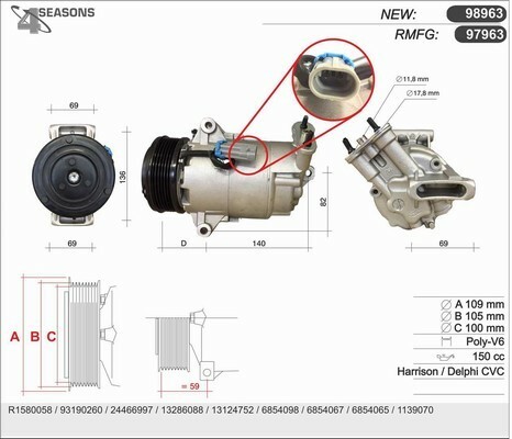 Compressore aria condizionata