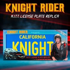 Replica Targa License Plate Supercar Kitt Knight Rider Limited Edition
