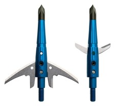Swhacker Broadhead Levi Morgan 2 lame curve 100 grani taglio 2" confezione da 3 - SWH00261