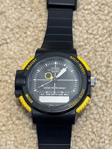 Raro casio arw - casio, alti-depth