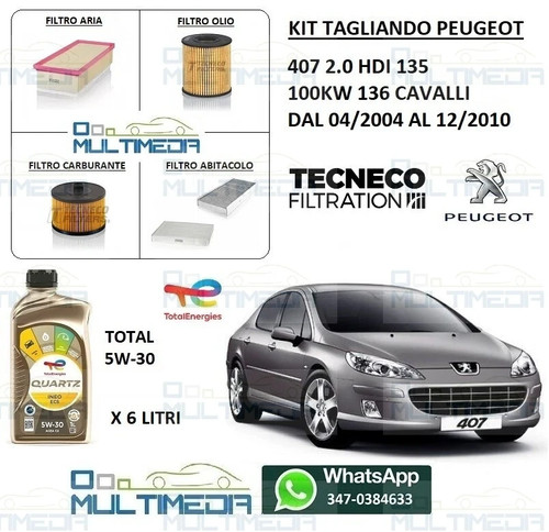 Kit tagliando filtri - kit, e